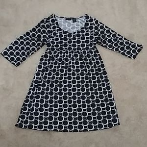 Empire Waisted Geometric Dress Size M